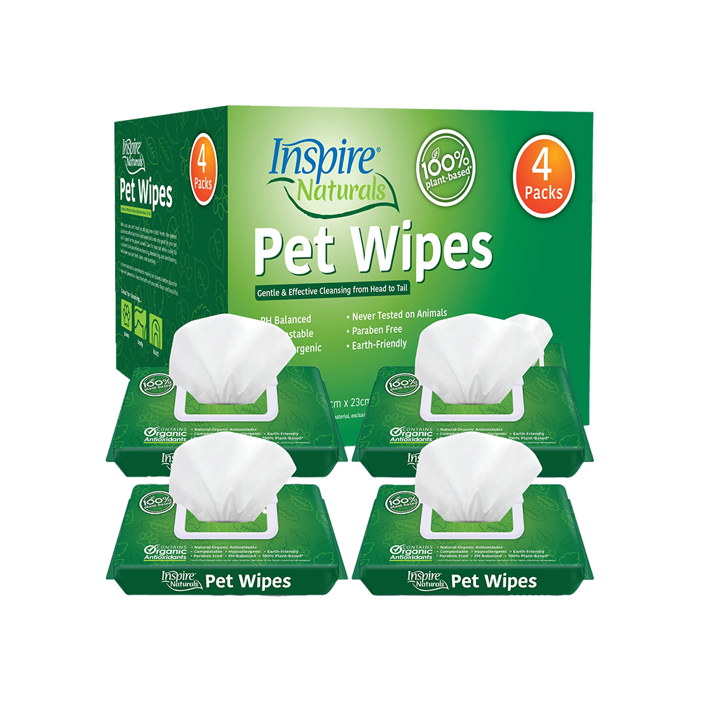 Inspire Naturals Pet Wipes 200 Count
