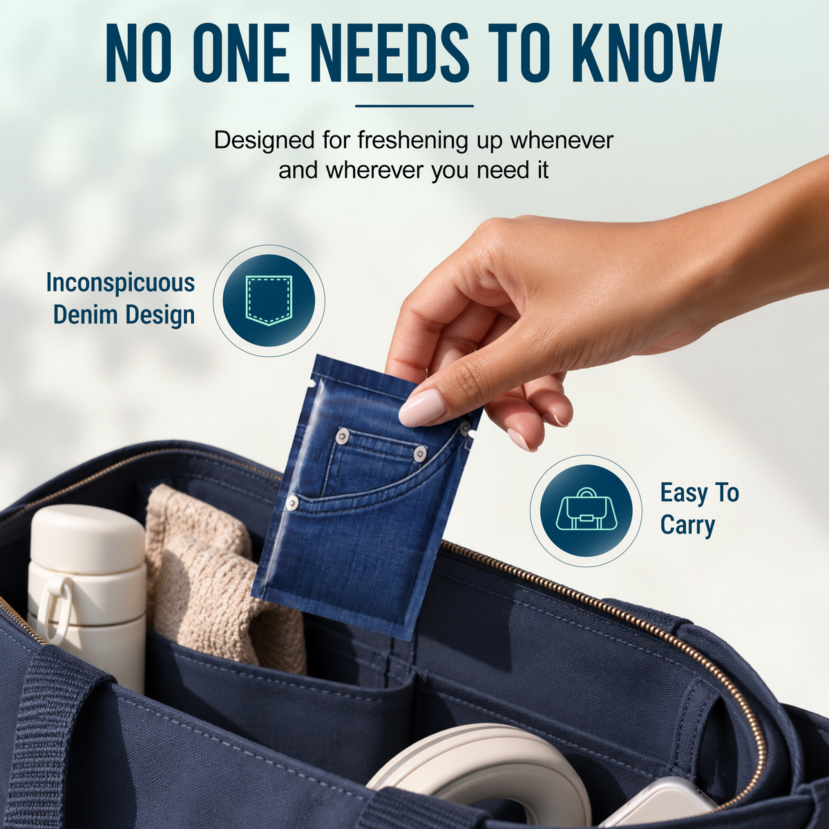 A Little Discretion Please - Flushable Wipes