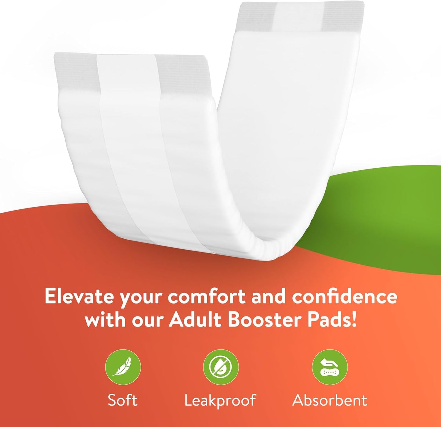 Adult diaper booster pad