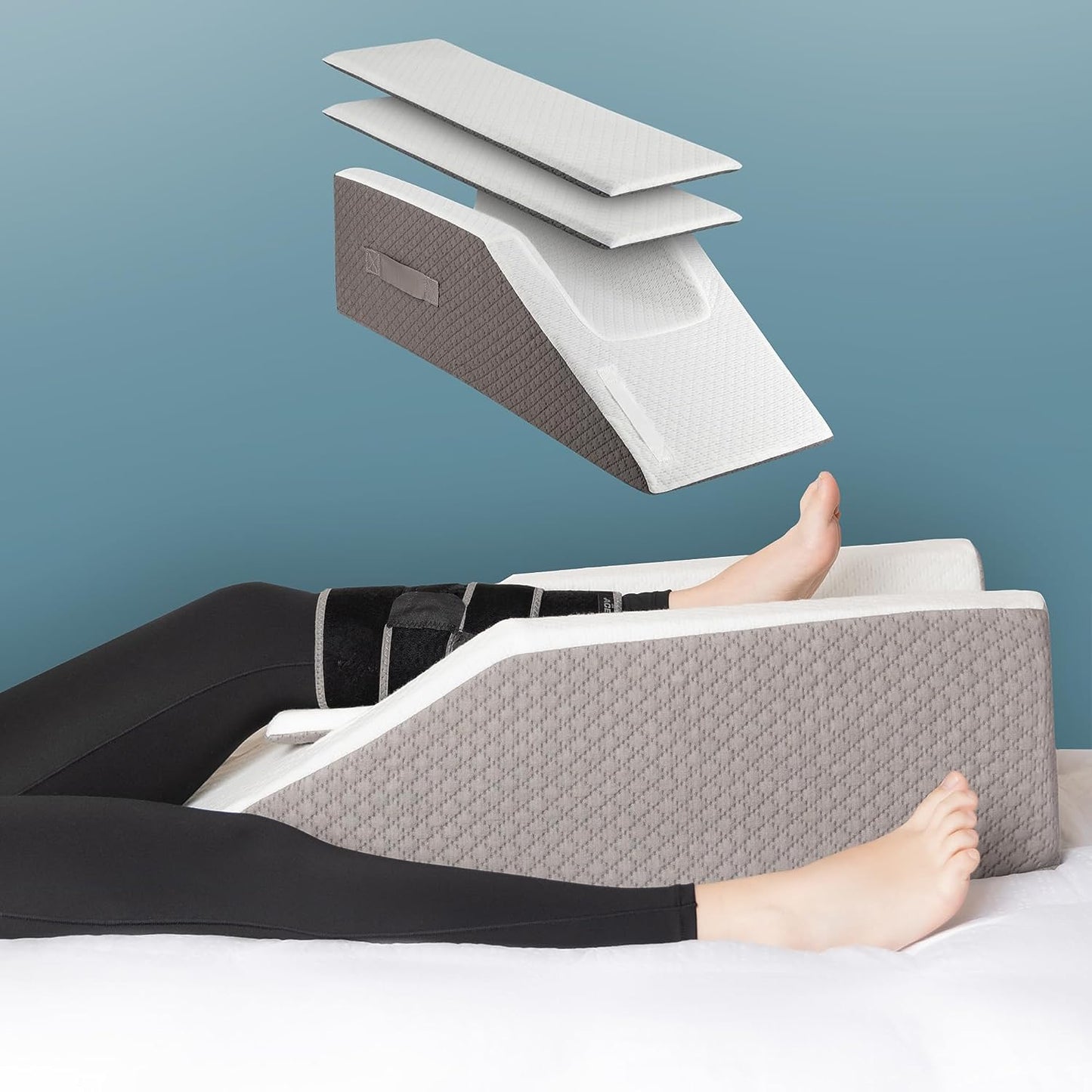 Kolbs Single Adjustable Leg Elevation Pillow