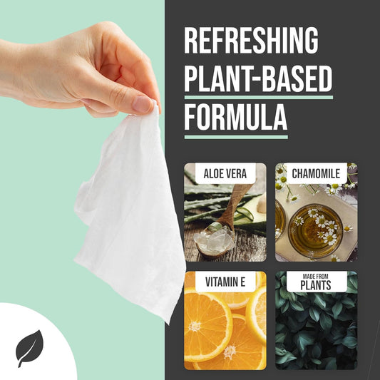 Inspire A Little Discretion, Please, Individually Wrapped Flushable Wipes For Adults in Discreet Unmarked Packaging, Unscented, Septic and Sewer Safe, Travel Friendly, Biodegradable (30 Ct)