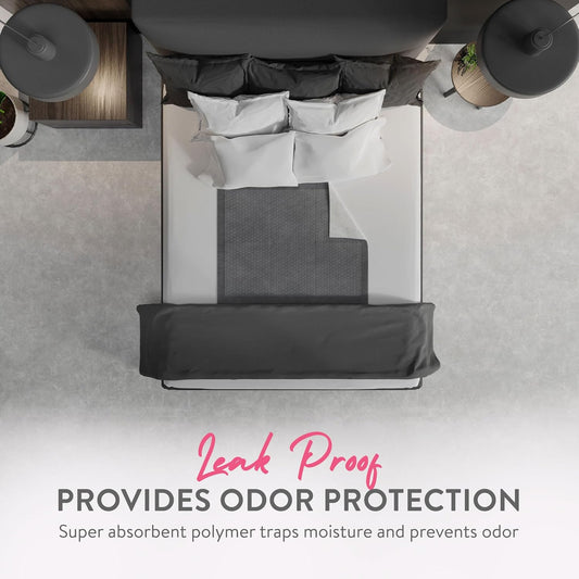 Inspire XL 36 x 36 Ultra Underpads Incontinence Bed Pads | Contemporary Modern Design | Hospital Bed Pads Disposable Adult Extra Large Chux Pads | Chucks Pads Disposable Adult | Medical Bed Linens.