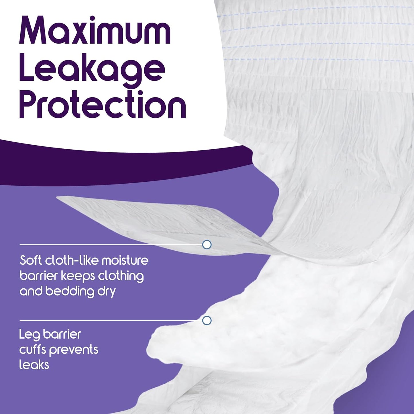 Inspire Protective Underwear for Men and Women Incontinence Underwear | Adult Diapers | Disposable Underwear for Adults | Adult Pull Ups (Extra Large)