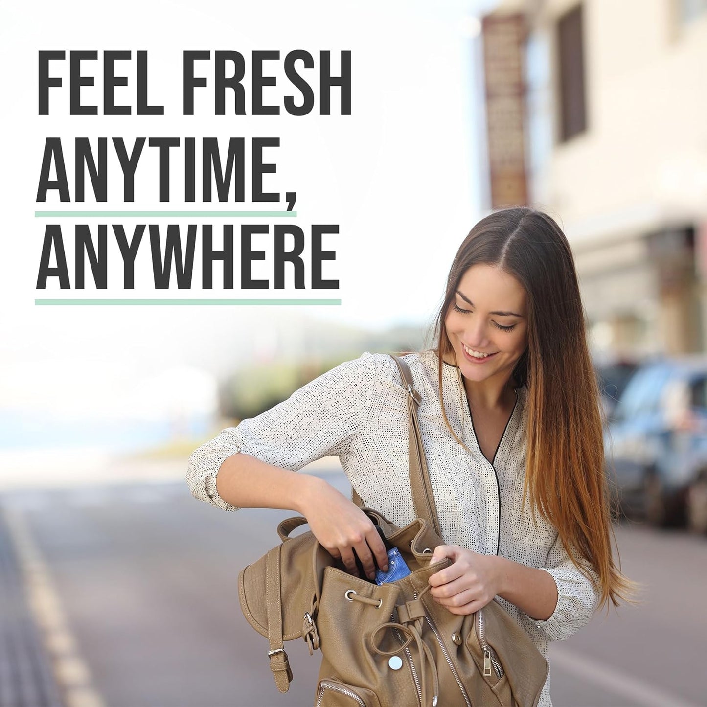 Inspire A Little Discretion, Please, Individually Wrapped Flushable Wipes For Adults in Discreet Unmarked Packaging, Unscented, Septic and Sewer Safe, Travel Friendly, Biodegradable (30 Ct)
