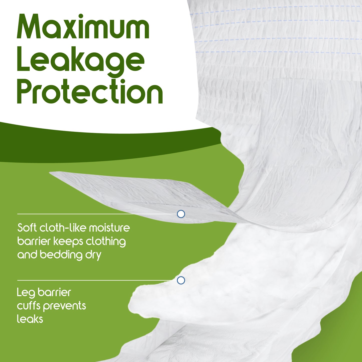 Inspire Adult Diaper Incontinence Underwear (large) Pack of 72