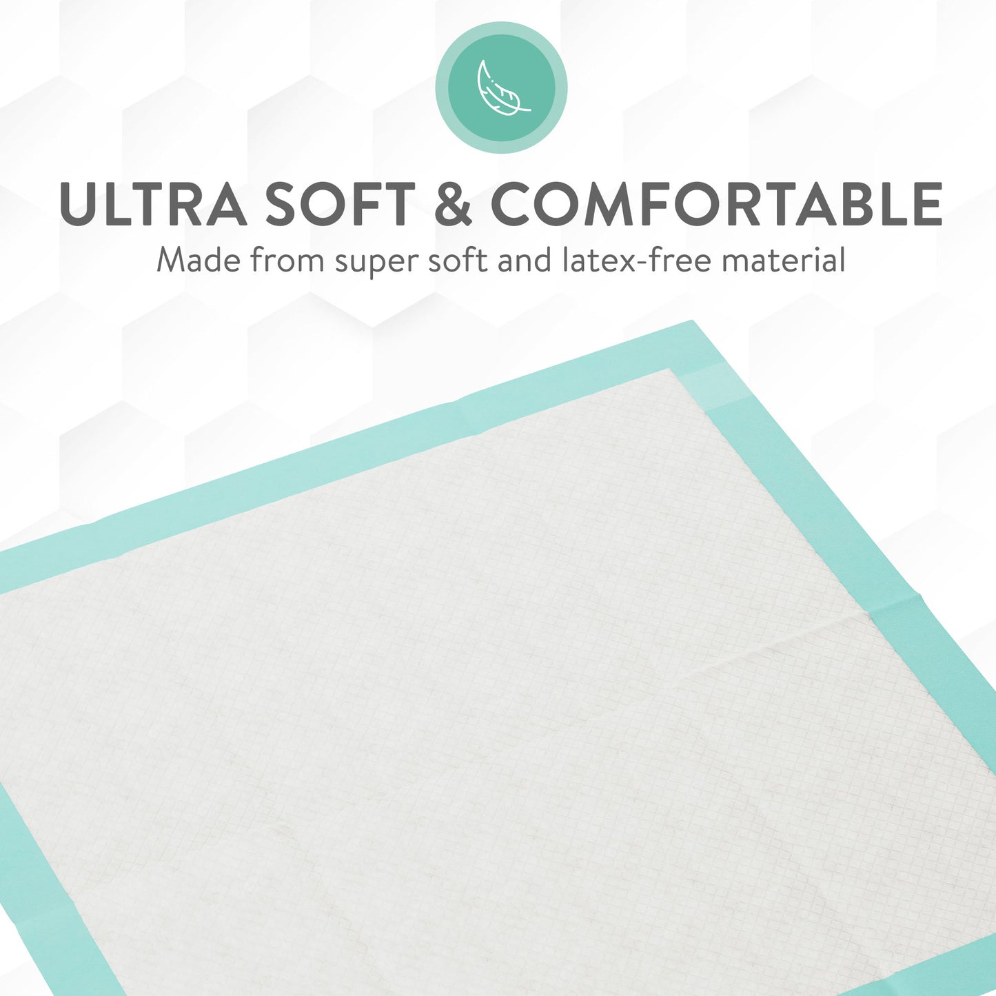 Inspire Adhesive Strips Extra Large Super Absorbent Bed Pads for Incontinence Disposable 36 x 36 in.