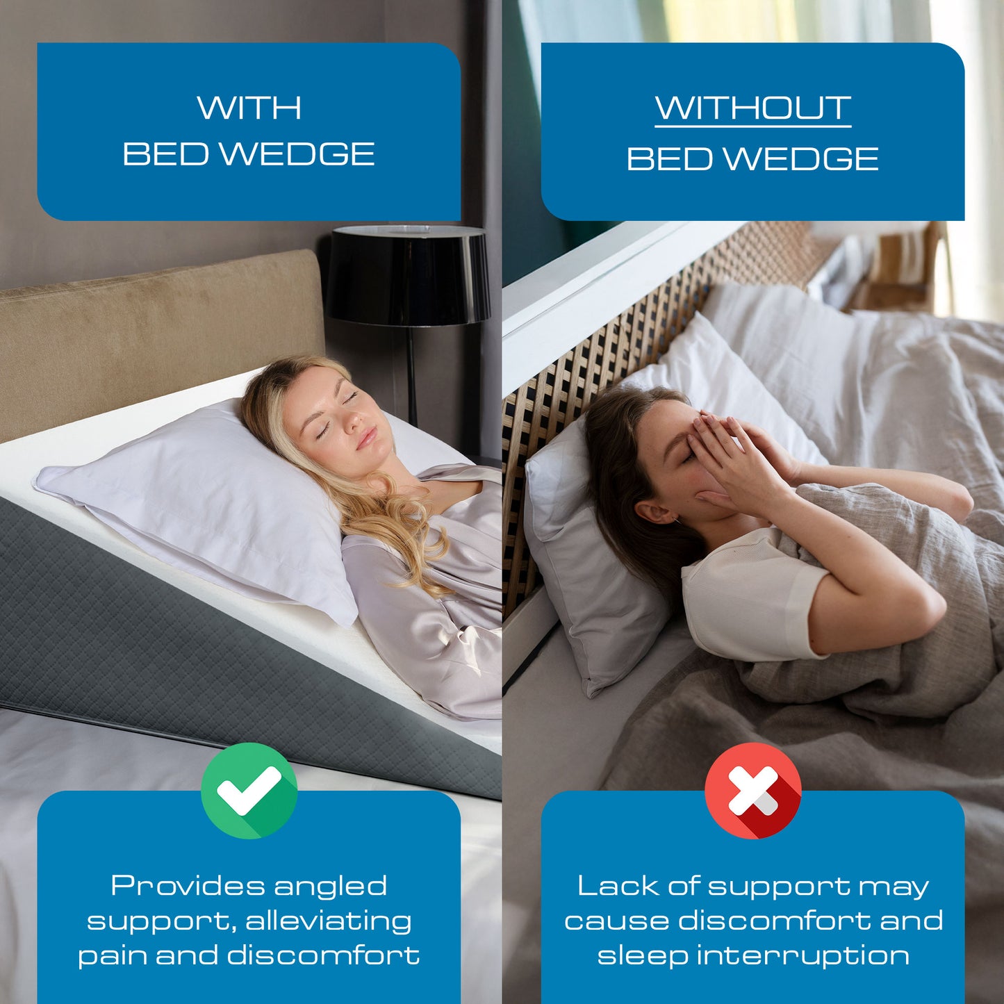 Kolbs Bed Wedge Pillow 25 x 25 x 12