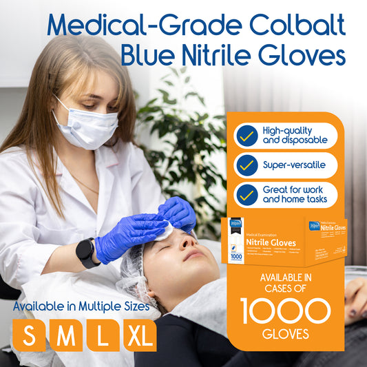 Inspire Nitrile Blue Gloves 1000 Count