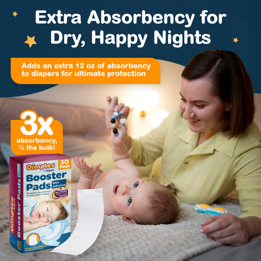 Dimples Booster Pads 90 Count