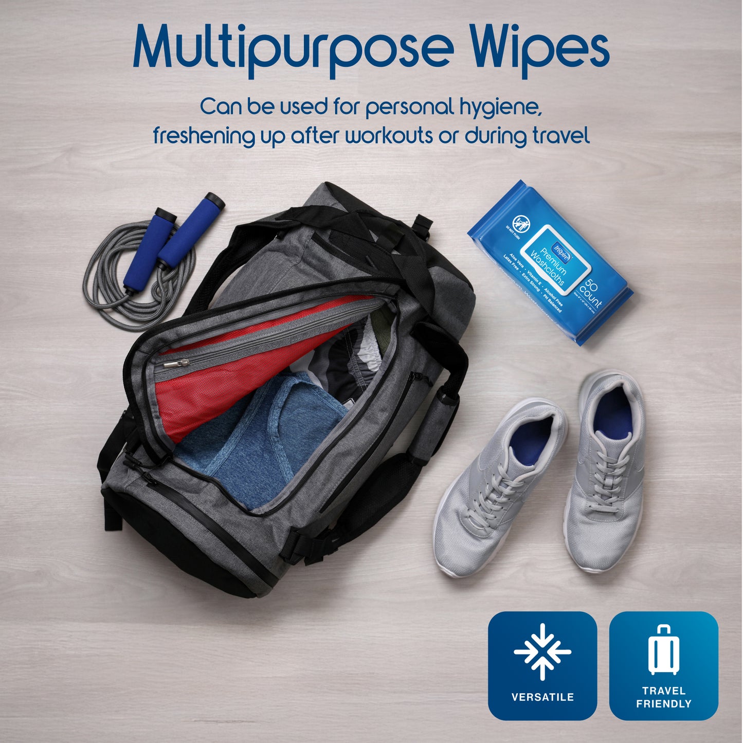 Inspire Adult Wash Cloths 300 Count