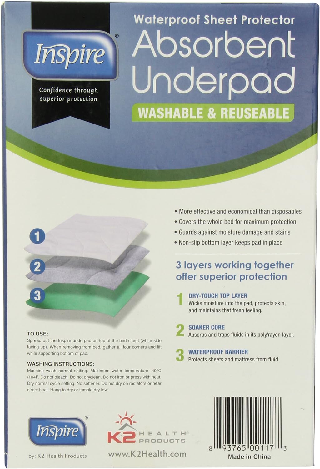 Inspire Absorbent Underpad