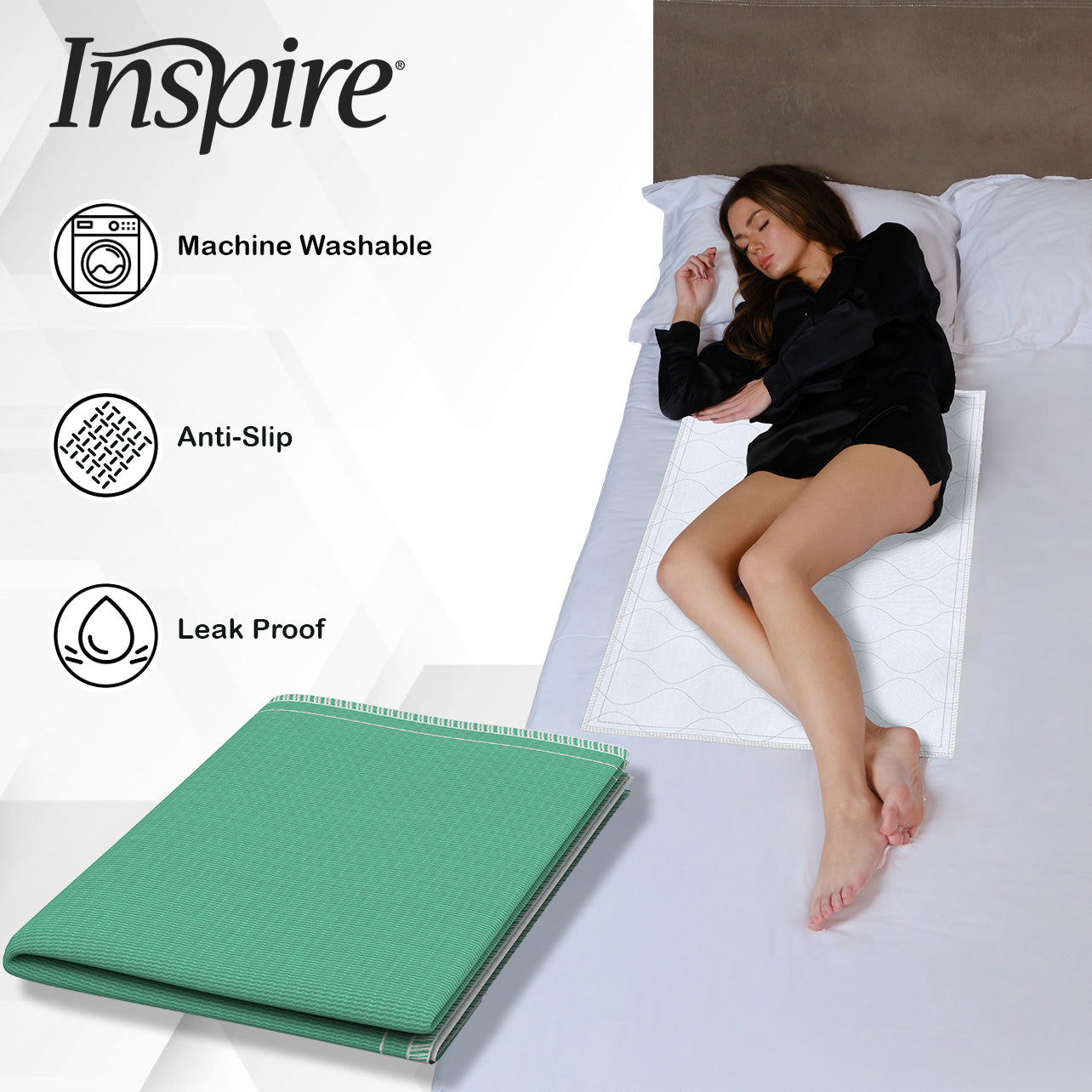 Washable and Reusable Bed Pad 23 x 36 3 Pack
