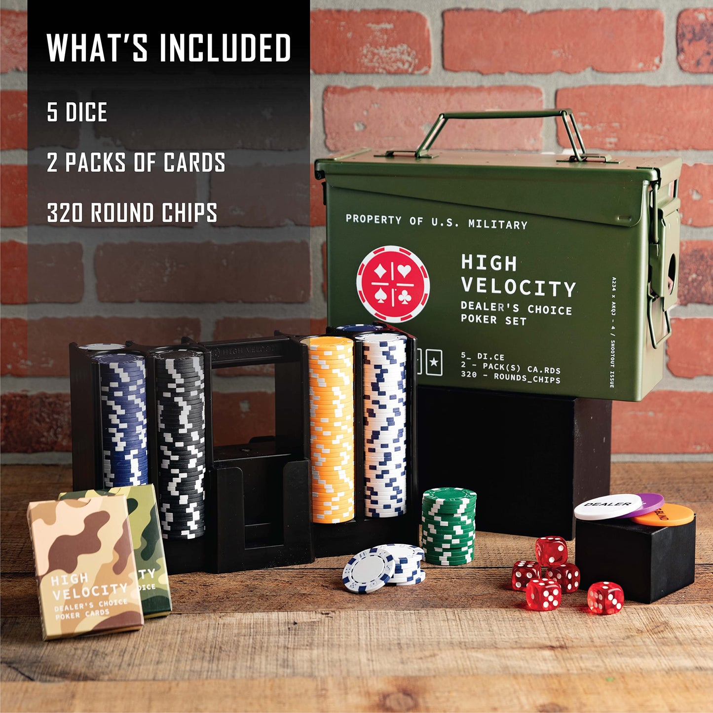 AMMO POKER GIFT SET