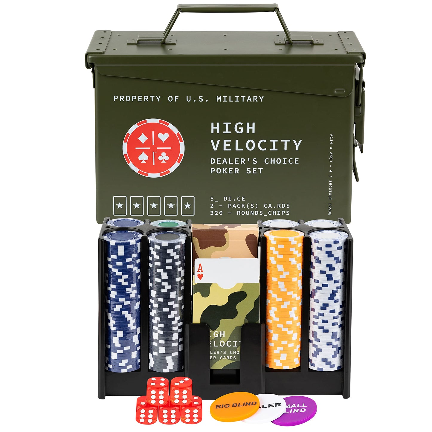 AMMO POKER GIFT SET, BEST BIRTHDAY PRESENT