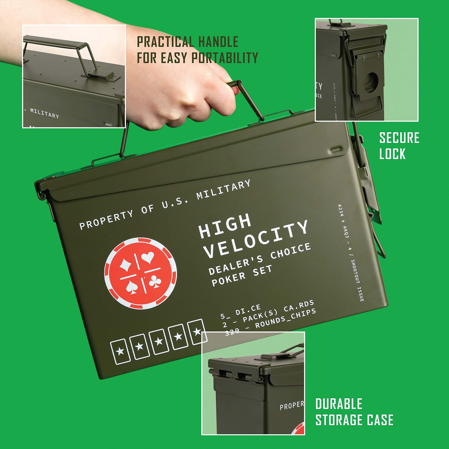 AMMO POKER GIFT SET