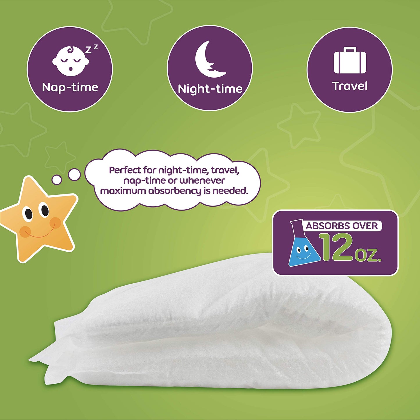 Dimples Booster Pads No More Night Time Leaks, Super Soft
