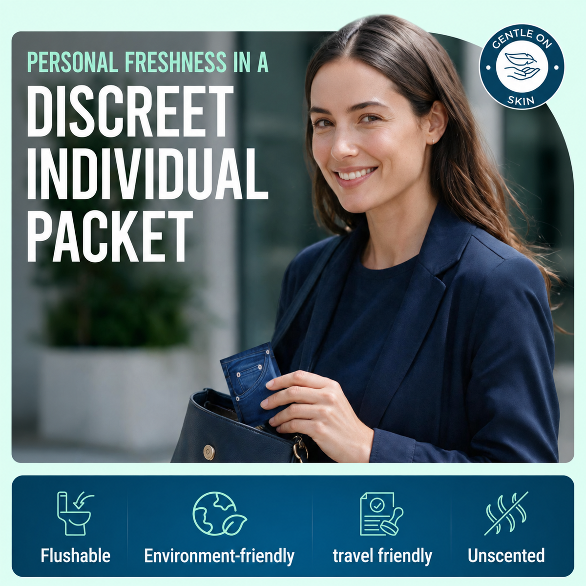 A Little Discretion Please - Flushable Wipes