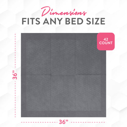 Inspire XL 36 x 36 Ultra Underpads Incontinence Bed Pads | Contemporary Modern Design