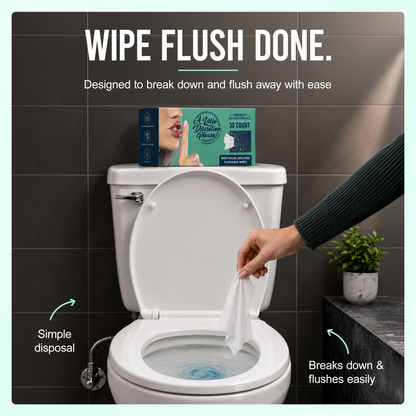 A Little Discretion Please - Flushable Wipes