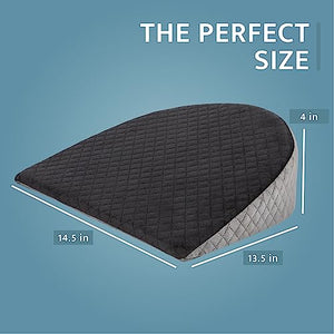 supportive Pregnancy Wedge Pillow Memory Foam Top