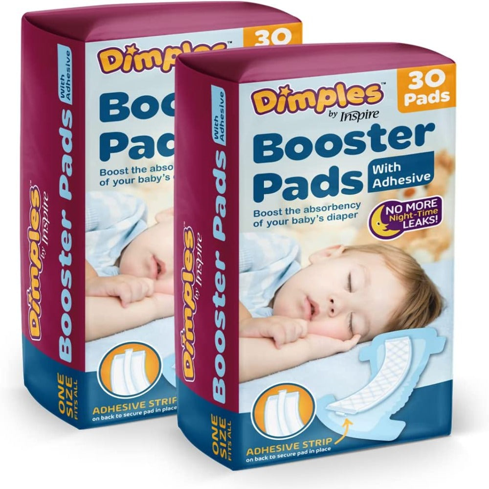 Dimples Booster Pads No More Night Time Leaks, Super Soft