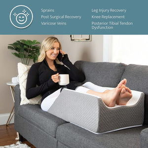 Wedge Pillow For Leg Injury Recovery