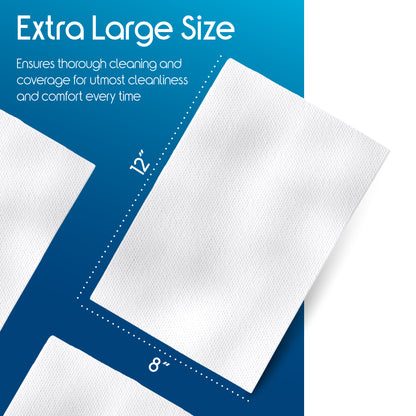 Inspire Adult Wash Cloths 600 Count, 12 Packs of 50