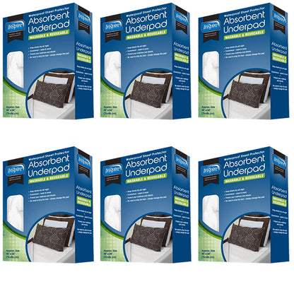 Inspire Washable Reusable Incontinence Underpad, 30 Inches X 34 Inches White