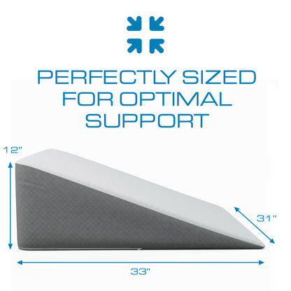 Kolbs Extra Wide Bed Wedge Pillow  31” x 33” x 12"