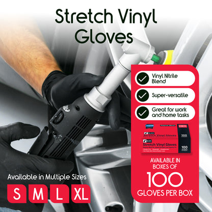 Black Vinyl Gloves