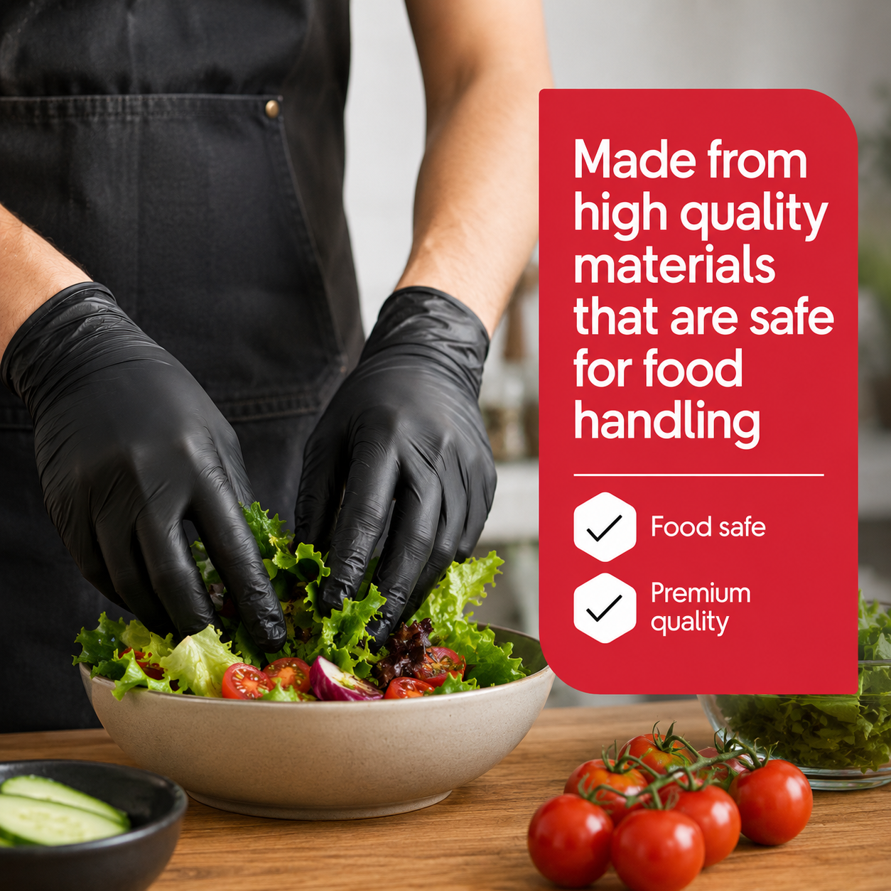 Inspire Black Vinyl Gloves Case of 1000
