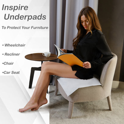 Washable and Reusable Chair Pads 18 x 24 | 3 Pack