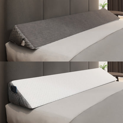 Kolbs Headboard Wedge Pillow Flippable Colors/Sided Bed Gap