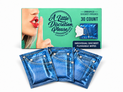 A Little Discretion Please - Flushable Wipes