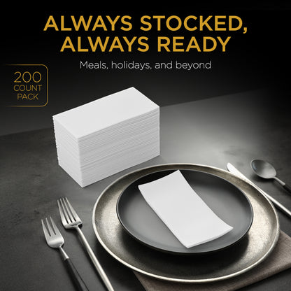 Inspire Linen Feel Disposable Napkins - 200 Ct.
