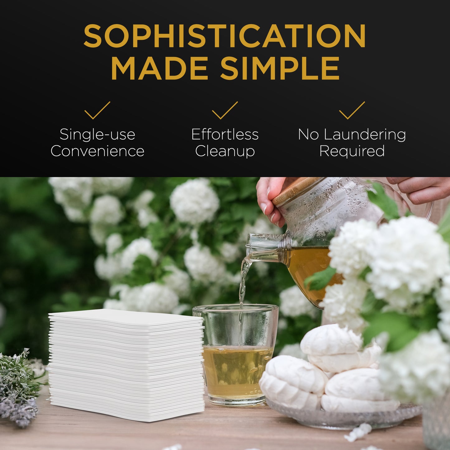 Inspire Linen Feel Disposable Napkins - 200 Ct.