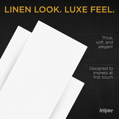 Inspire Linen Feel Disposable Napkins - 200 Ct.