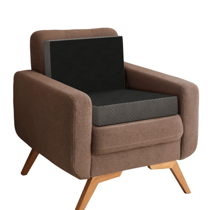 Kolbs Extra Large Recliner Cushion | Chic 2 Tone Velvet Cover (Seat with Back)