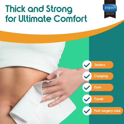 Ultra Thick Rinse Free Body Wash Wipes