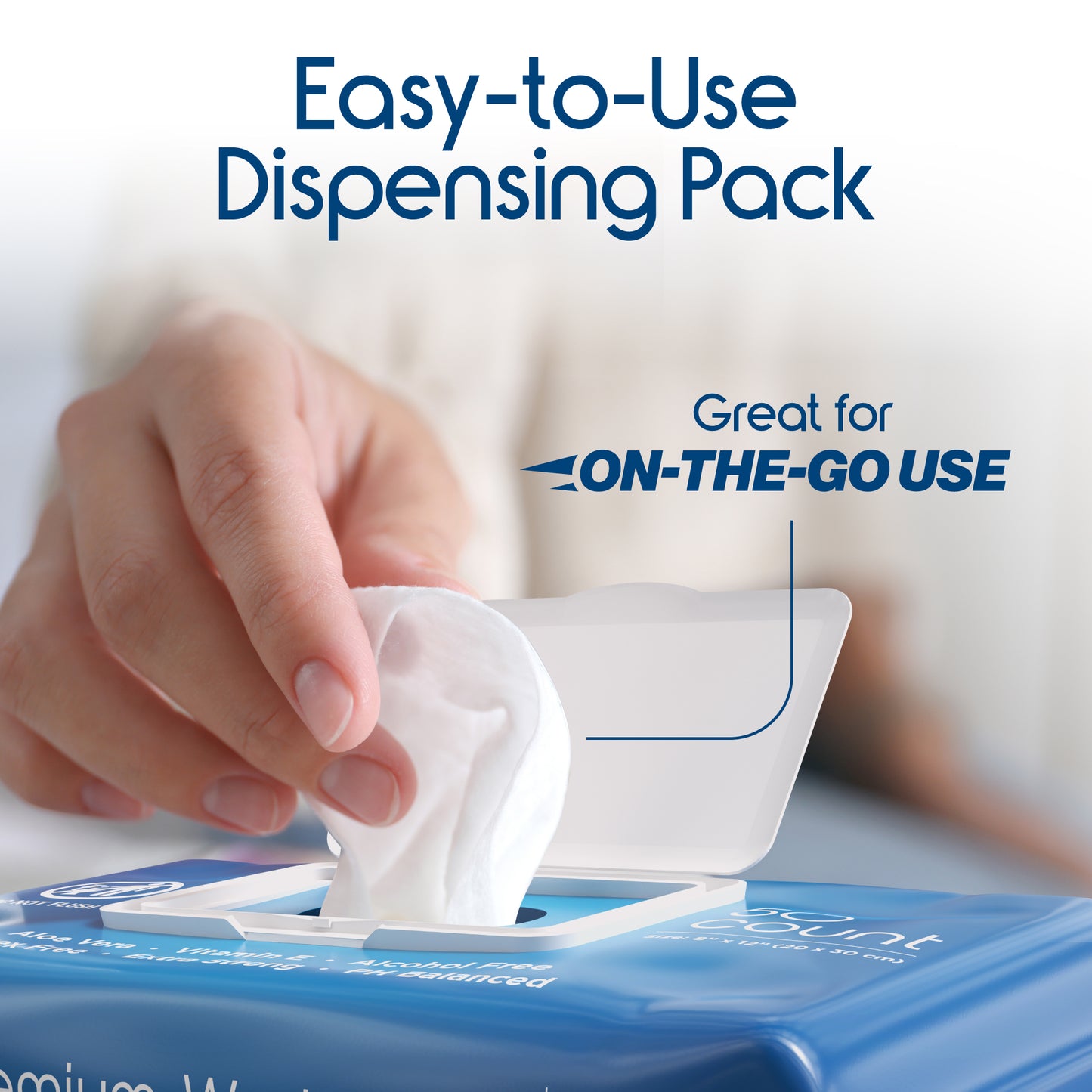 Inspire Adult Wash Cloths 600 Count, 12 Packs of 50