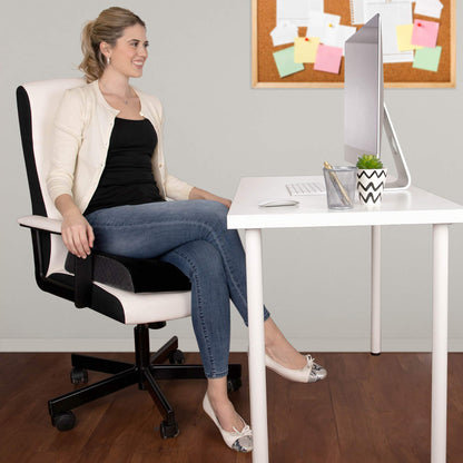 Seat Cushion With Plush Memory Foam