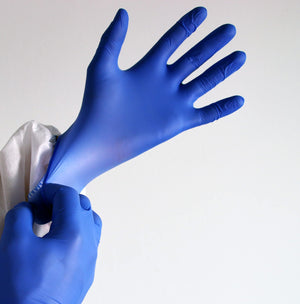 Inspire Nitrile Blue Gloves 
