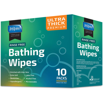 Ultra Thick Rinse Free Body Wash Wipes