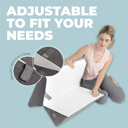 Adjustable Wedge Pillow For Reading And Improved Sleep Qaulity